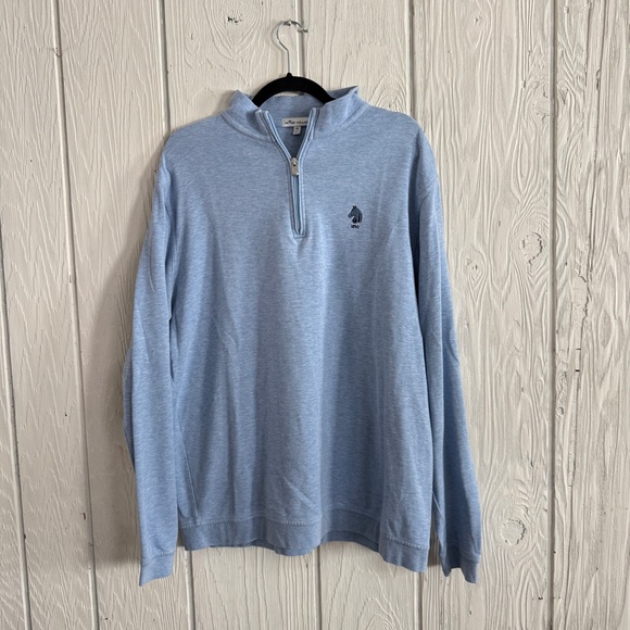 Peter Millar Other - Peter Millar Sky Blue Zip-Up Sweater